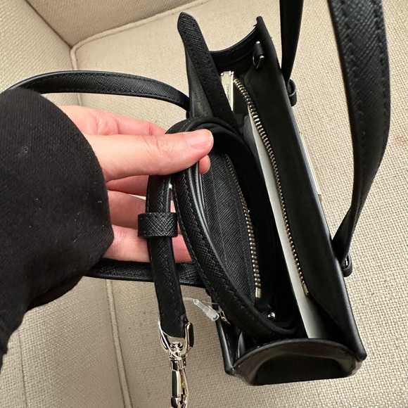 Kate Spade Black Mini Tote Bag NWT - Picture 6 of 11